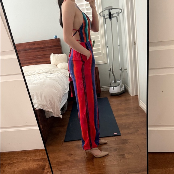 Forever 21 Multicolor Striped Jumpsuit - Picture 4 of 7